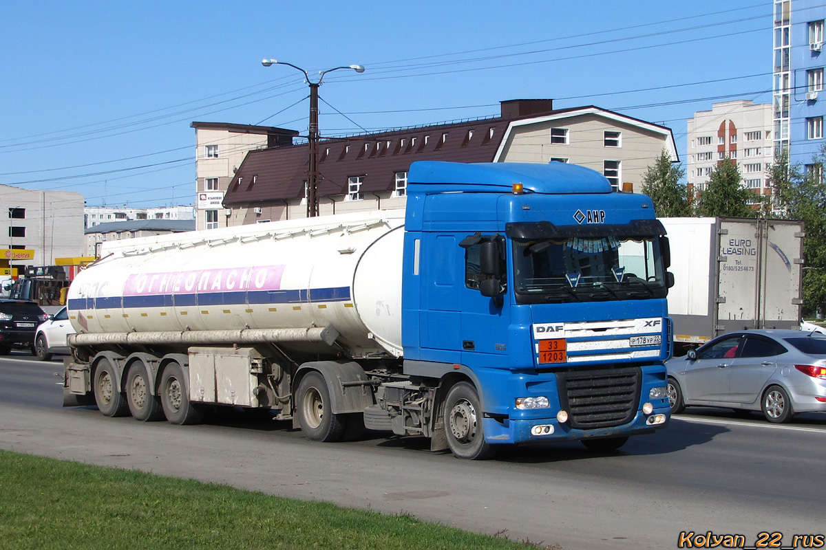 Алтайский край, № Р 178 УР 22 — DAF XF105 FT