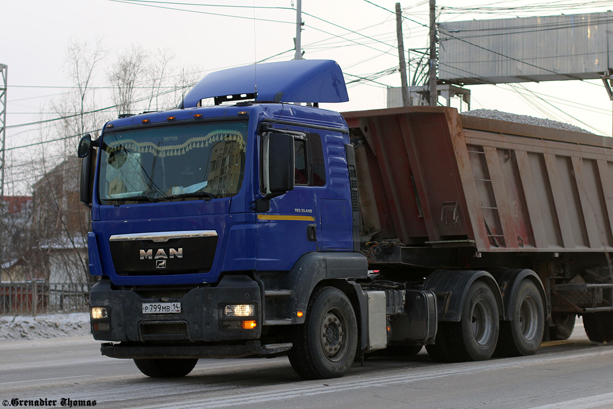 Саха (Якутия), № Р 799 МВ 14 — MAN TGS ('2007) 33.440