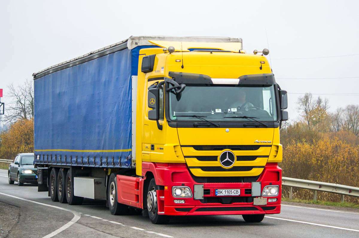 Ровненская область, № ВК 1105 СВ — Mercedes-Benz Actros ('2009) 1844