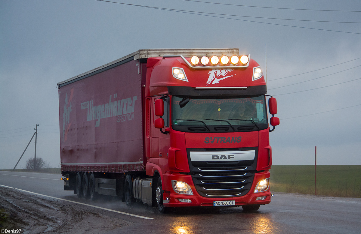 Закарпатская область, № АО 1300 СІ — DAF XF Euro6 FT