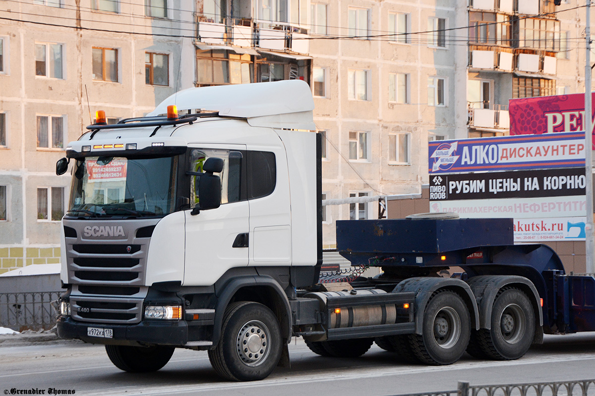 Саха (Якутия), № Х 972 КА 178 — Scania ('2013) R480