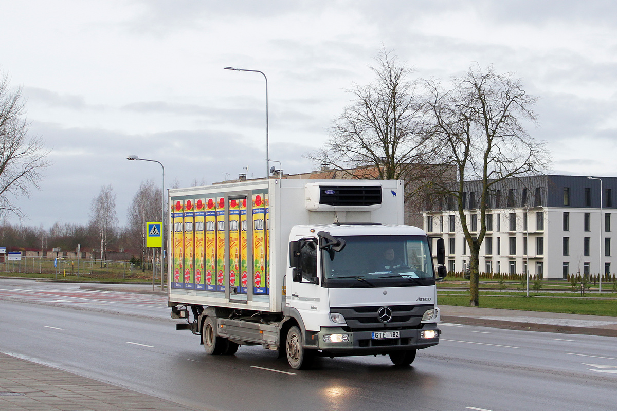 Литва, № GTE 182 — Mercedes-Benz Atego 1018