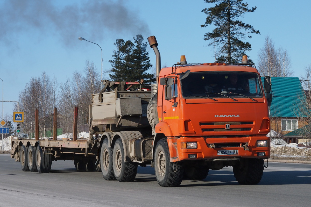 Ханты-Мансийский автоном.округ, № Т 850 АР 186 — КамАЗ-53504-46