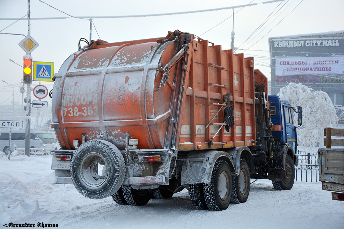 Саха (Якутия), № Е 058 КУ 14 — КамАЗ-53215 [532150]