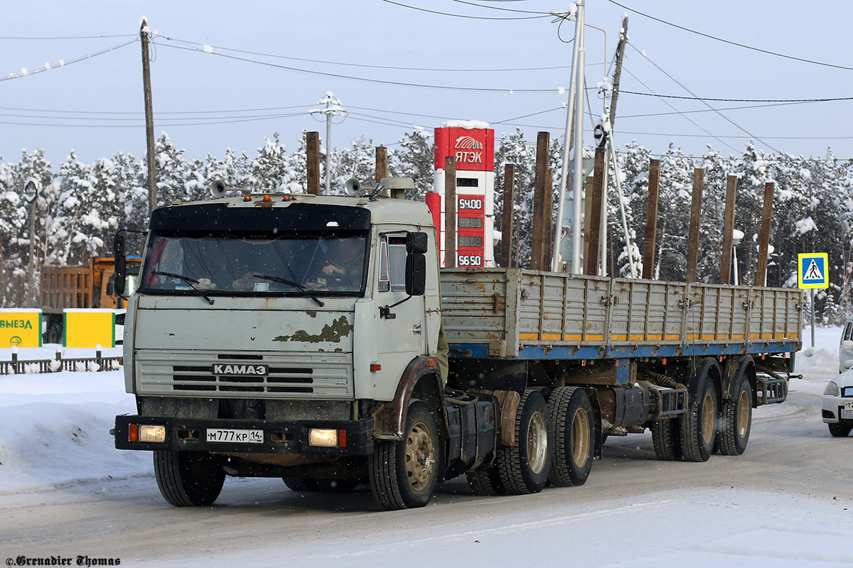 Саха (Якутия), № М 777 КР 14 — КамАЗ-54115-15 [54115R]