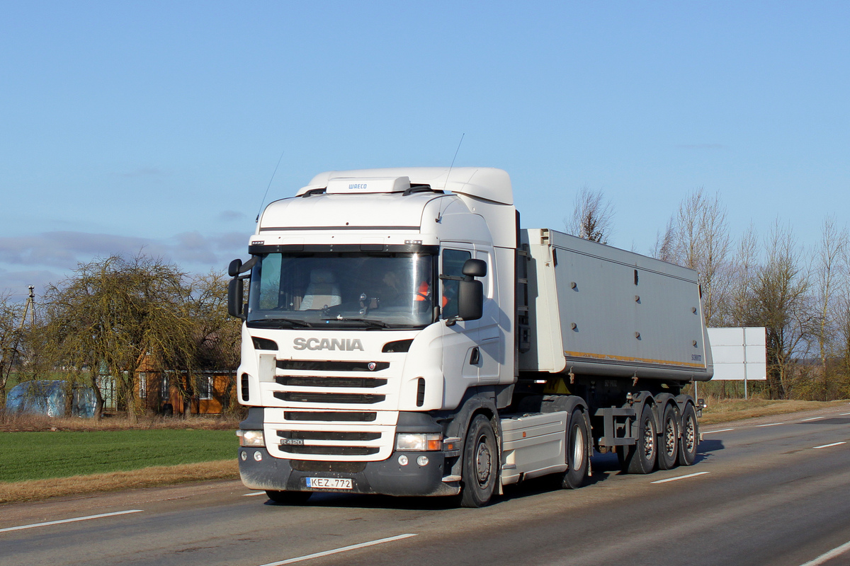 Литва, № KEZ 772 — Scania ('2009) R420