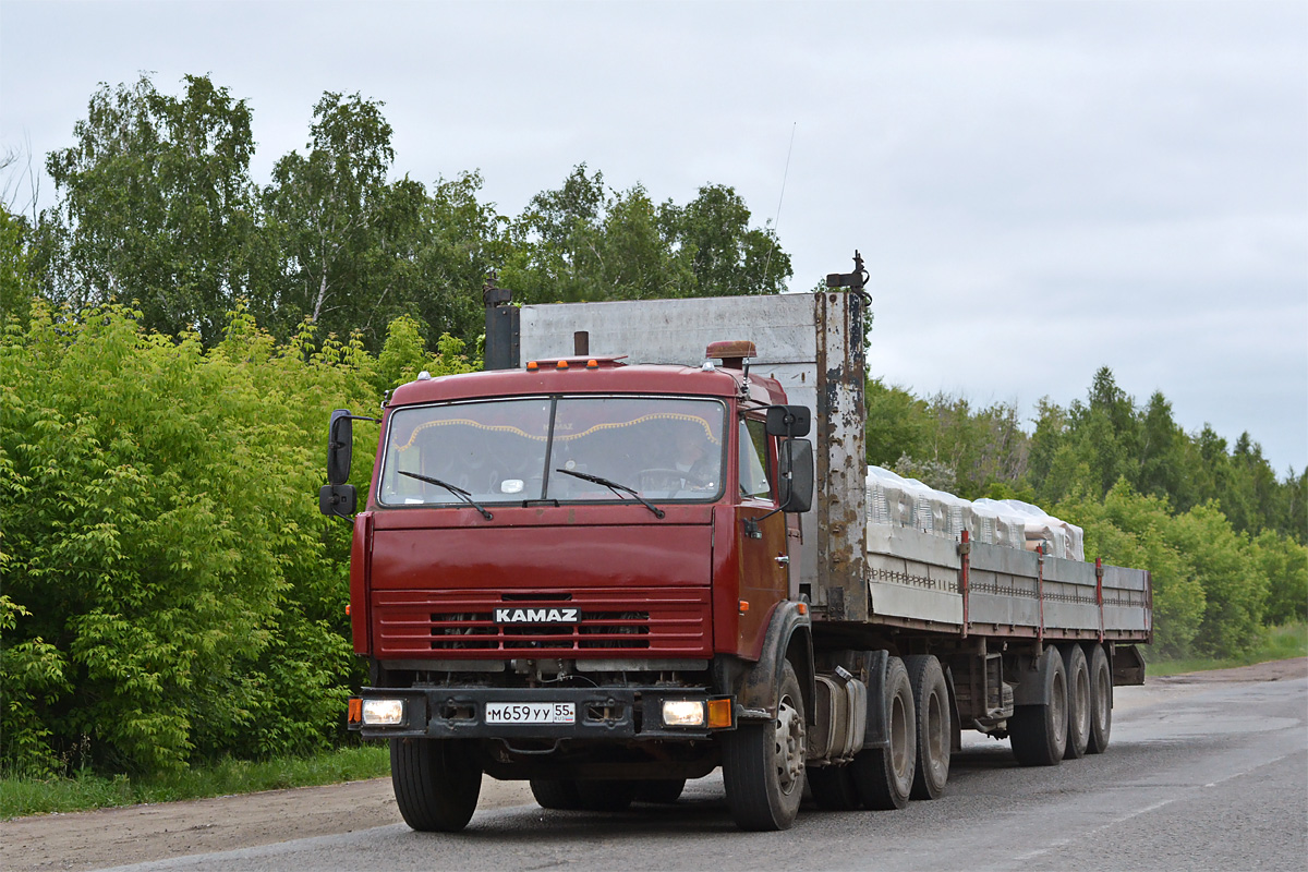 Омская область, № М 659 УУ 55 — КамАЗ-54115-15 [54115R]