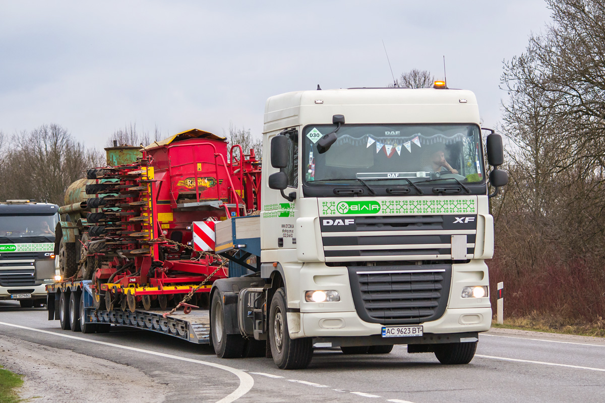 Волынская область, № АС 9623 ВТ — DAF XF105 FT