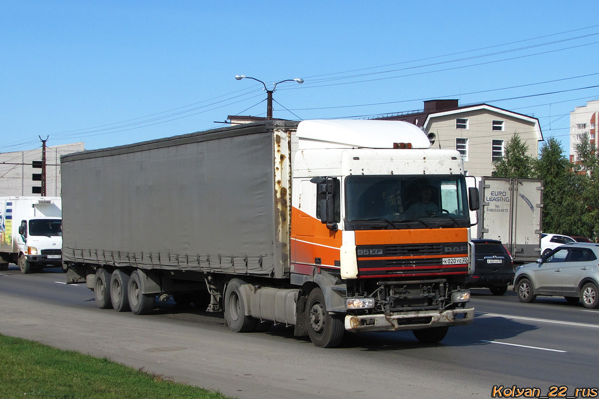 Алтайский край, № К 020 УС 22 — DAF 95XF FT