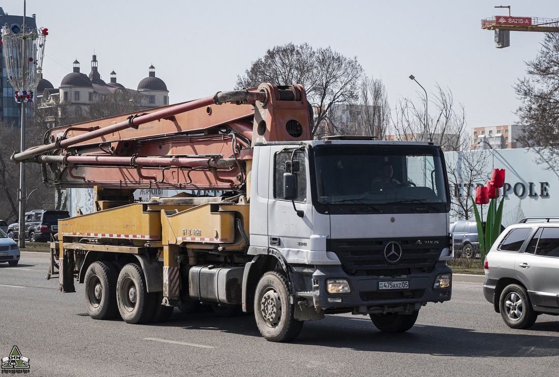 Алматинская область, № 475 AXZ 05 — Mercedes-Benz Actros ('2003) 3341