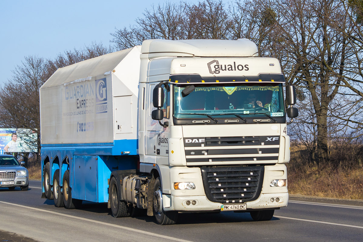 Ровненская область, № ВК 4760 ВС — DAF XF105 FT