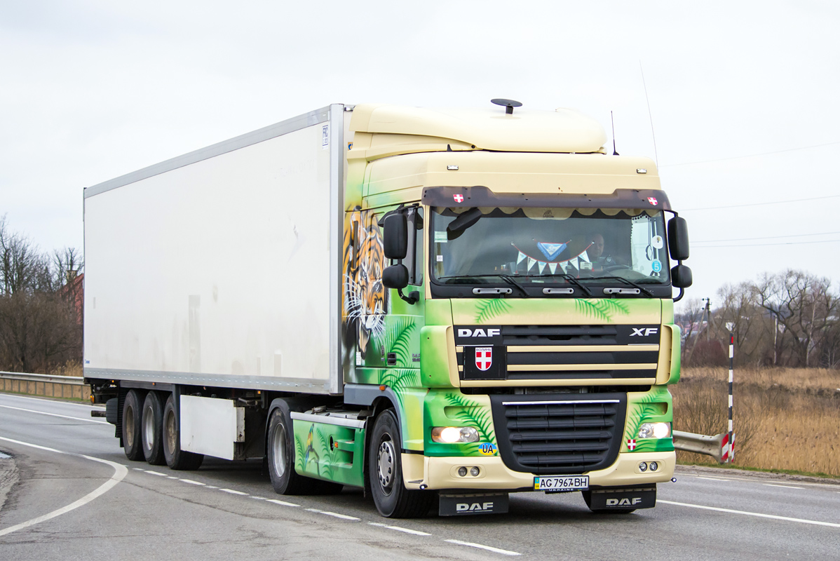 Волынская область, № АС 7967 ВН — DAF XF105 FT