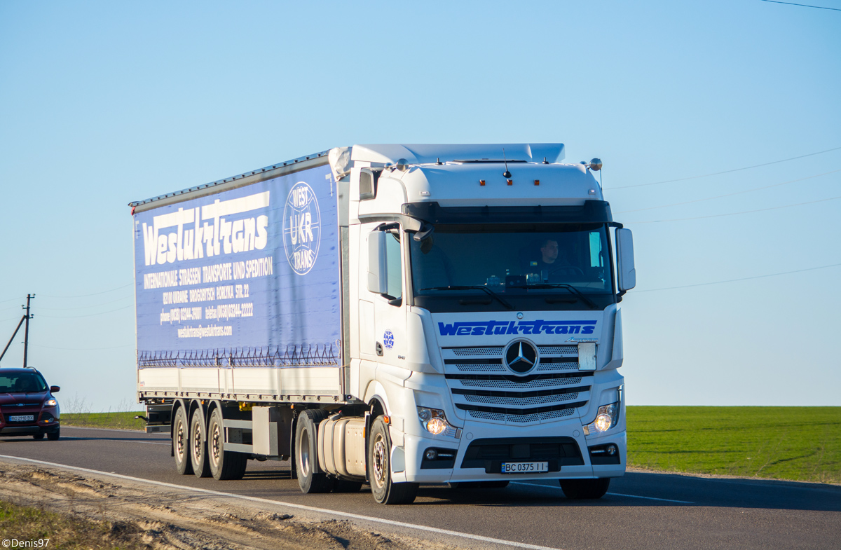 Львовская область, № ВС 0375 ІІ — Mercedes-Benz Actros ('2011) 1848