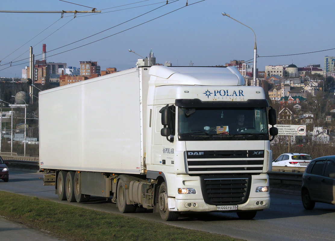 Владимирская область, № М 444 РВ 33 — DAF XF105 FT