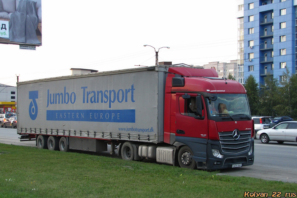 Узбекистан, № 50 674 XAA — Mercedes-Benz Actros ('2011) 1845