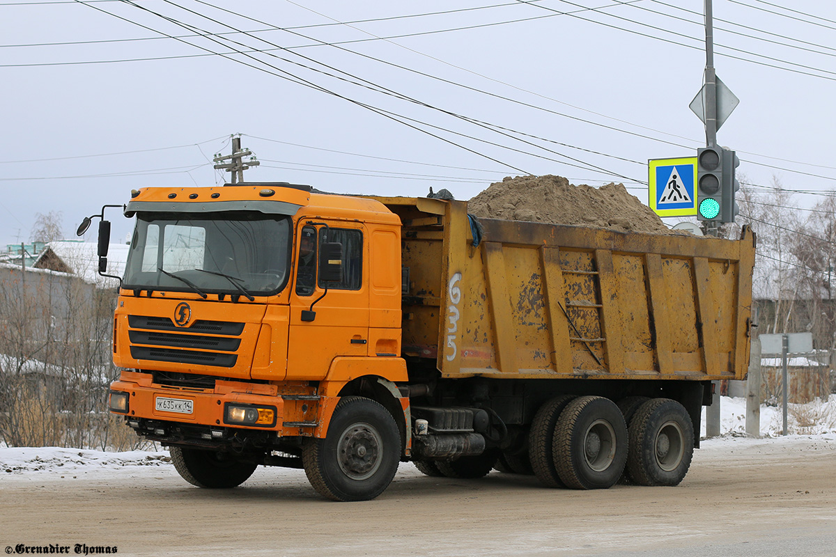 Саха (Якутия), № К 635 КК 14 — Shaanxi Shacman F3000 SX325x