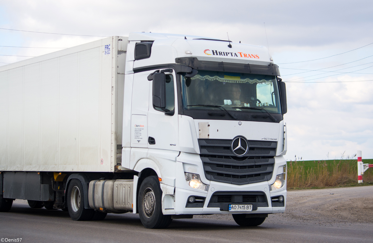 Закарпатская область, № АО 7415 ВТ — Mercedes-Benz Actros ('2011) 1845