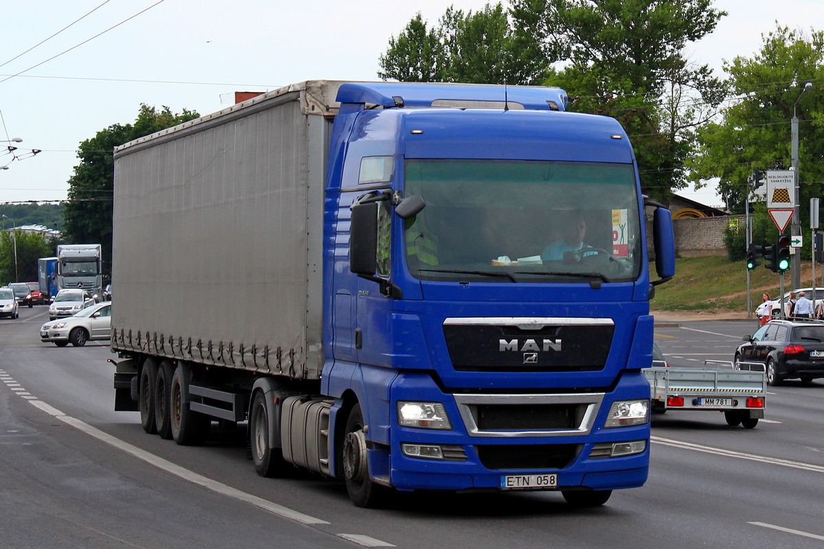 Литва, № ETN 058 — MAN TGX ('2007) 18.440
