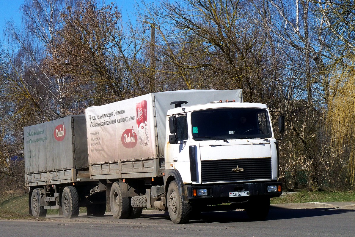 Могилёвская область, № АВ 5711-6 — МАЗ-5336 (общая модель)