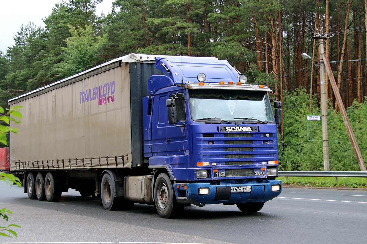 Вологодская область, № В 474 МО 35 — Scania (III) R113H