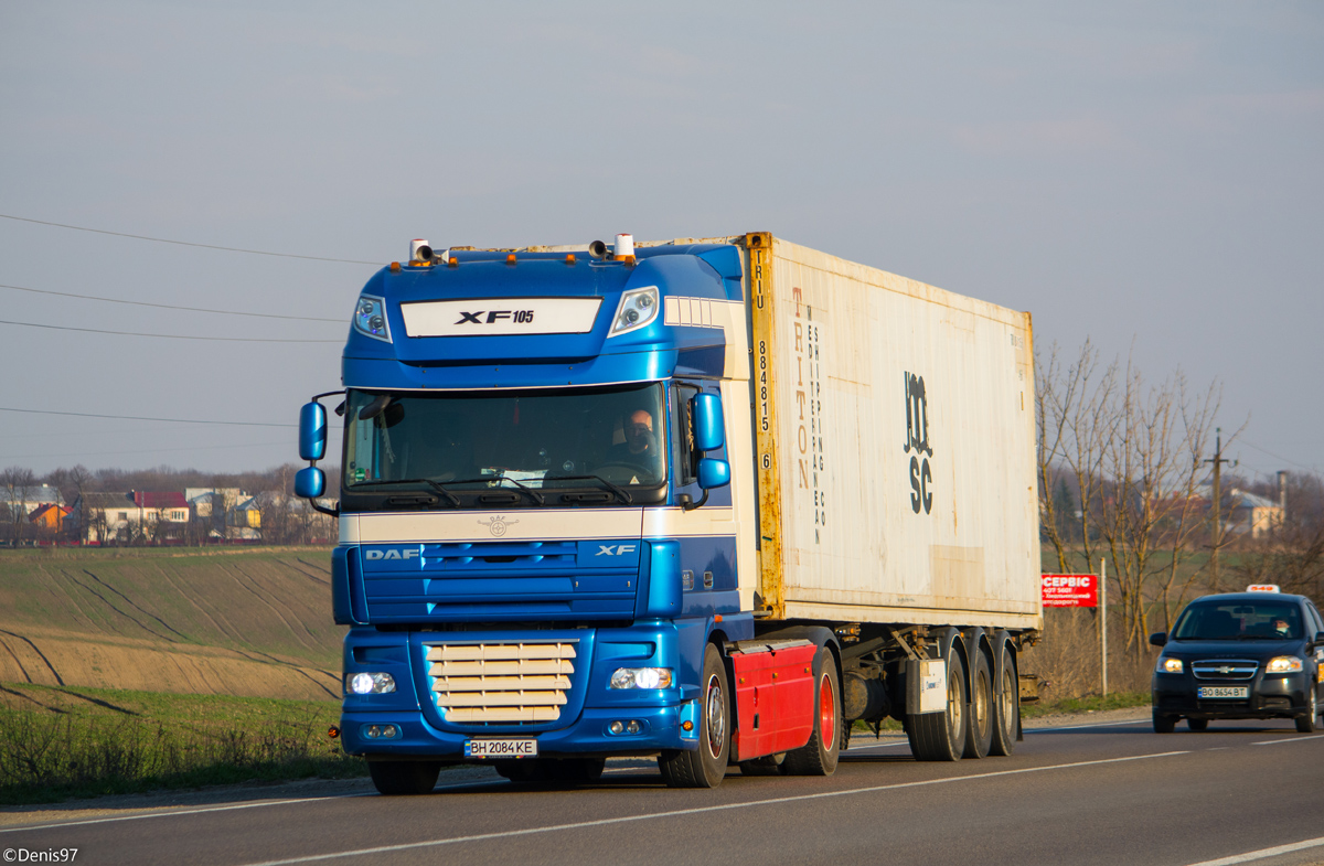 Одесская область, № ВН 2084 КЕ — DAF XF105 FTP