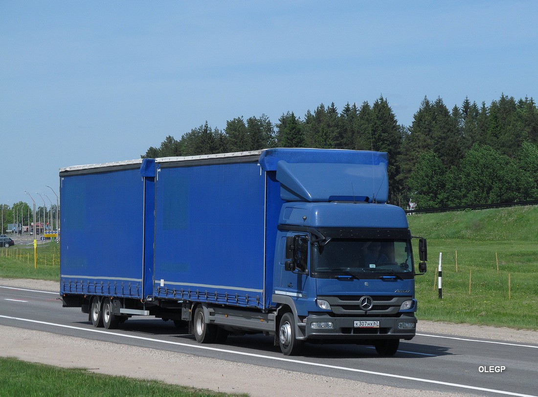 Смоленская область, № К 307 НХ 67 — Mercedes-Benz Atego 1224