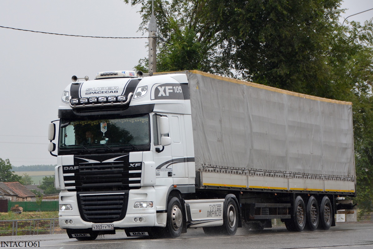 Ростовская область, № Х 303 ТУ 161 — DAF XF105 FT