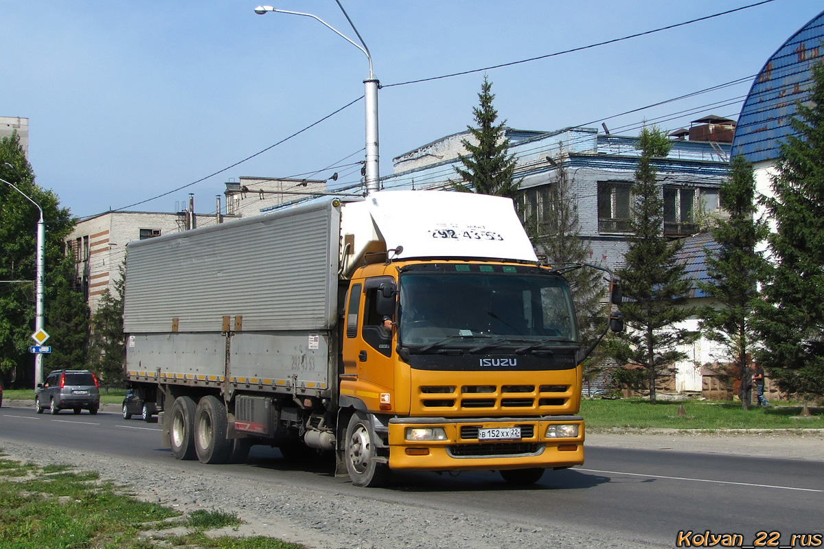 Алтайский край, № В 152 ХХ 22 — Isuzu (общая модель)