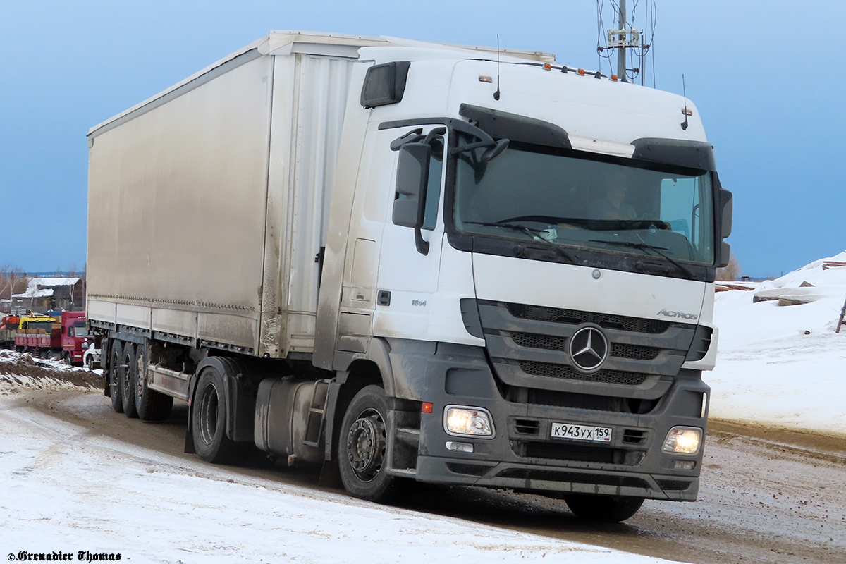 Пермский край, № К 943 УХ 159 — Mercedes-Benz Actros '09 1844 [Z9M]