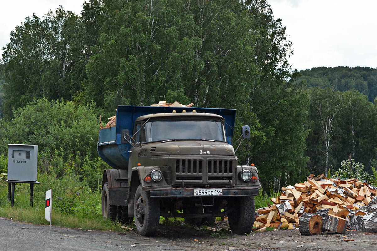 Новосибирская область, № В 599 СВ 154 — ЗИЛ-130Д1