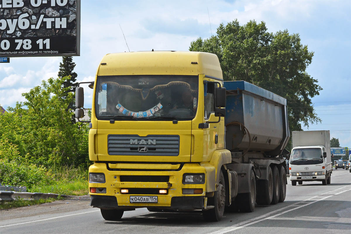 Новосибирская область, № К 040 АВ 154 — MAN TGA (общая модель)