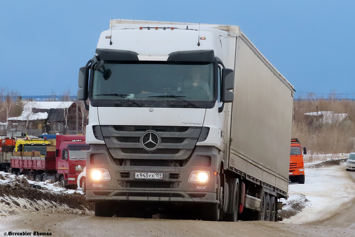 Пермский край, № К 943 УХ 159 — Mercedes-Benz Actros '09 1844 [Z9M]