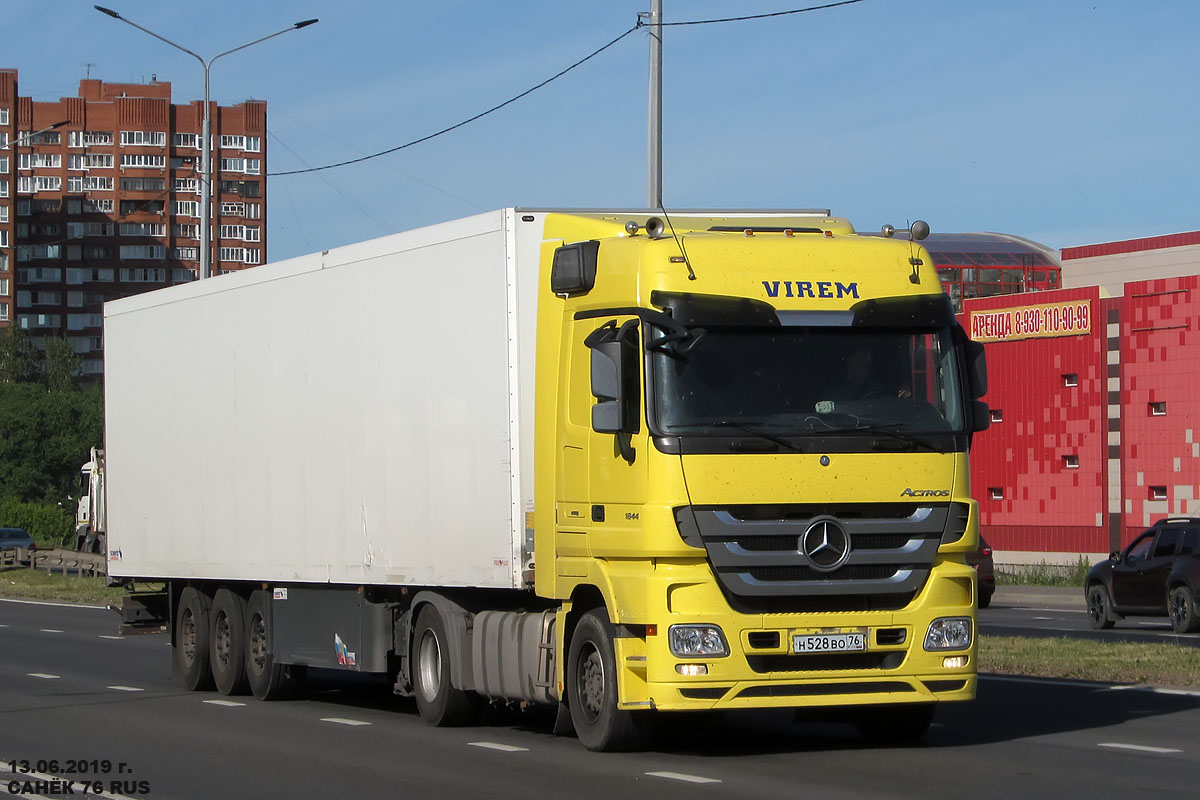 Ярославская область, № Н 528 ВО 76 — Mercedes-Benz Actros ('2009) 1844