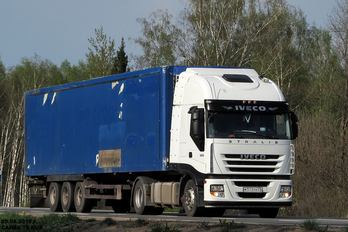 Архангельская область, № К 573 РК 29 — IVECO Stralis ('2012) 450