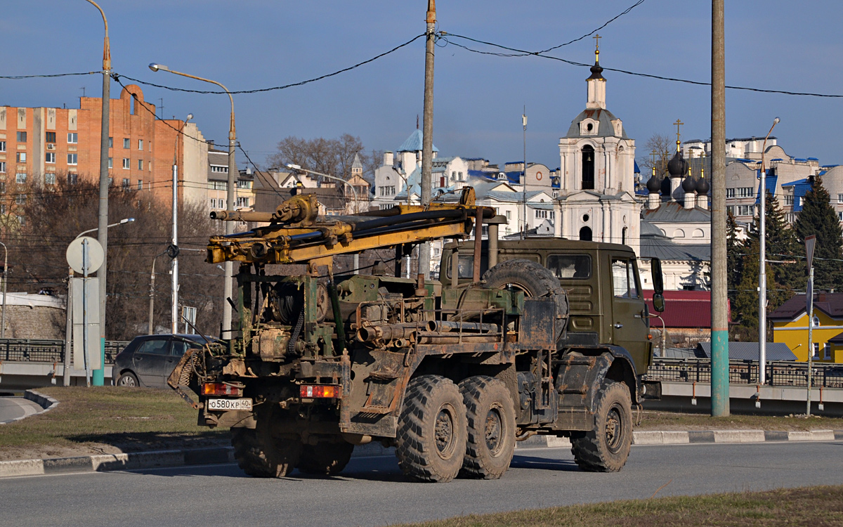 Калужская область, № О 580 КР 40 — КамАЗ-43101