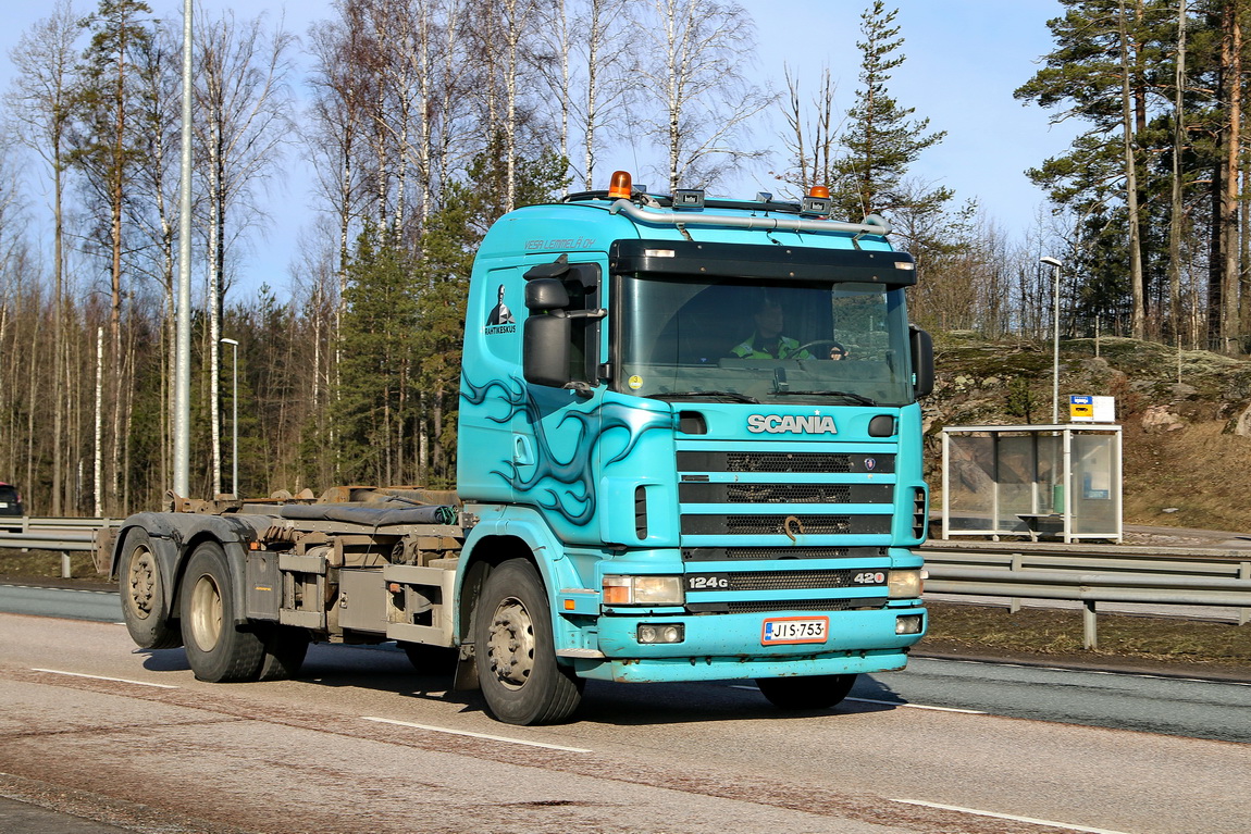 Финляндия, № JIS-753 — Scania ('1996) R124G