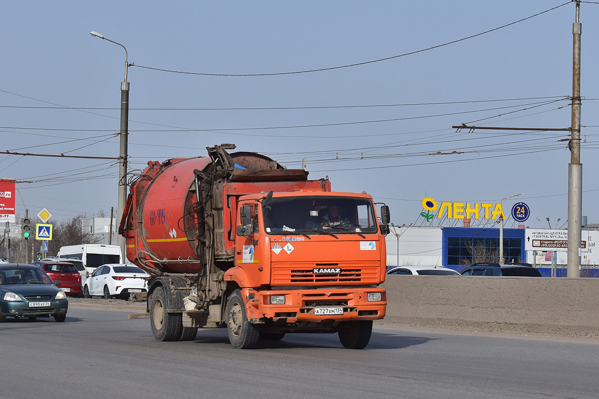 Волгоградская область, № А 727 ХМ 134 — КамАЗ-53605-62