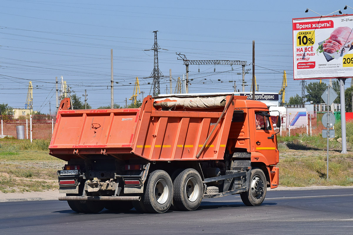 Волгоградская область, № В 363 УС 134 — КамАЗ-65115-42