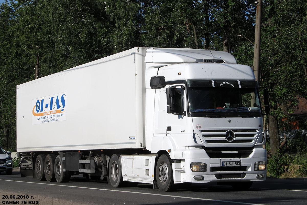 Турция, № 31 SJ 283 — Mercedes-Benz Axor 1840