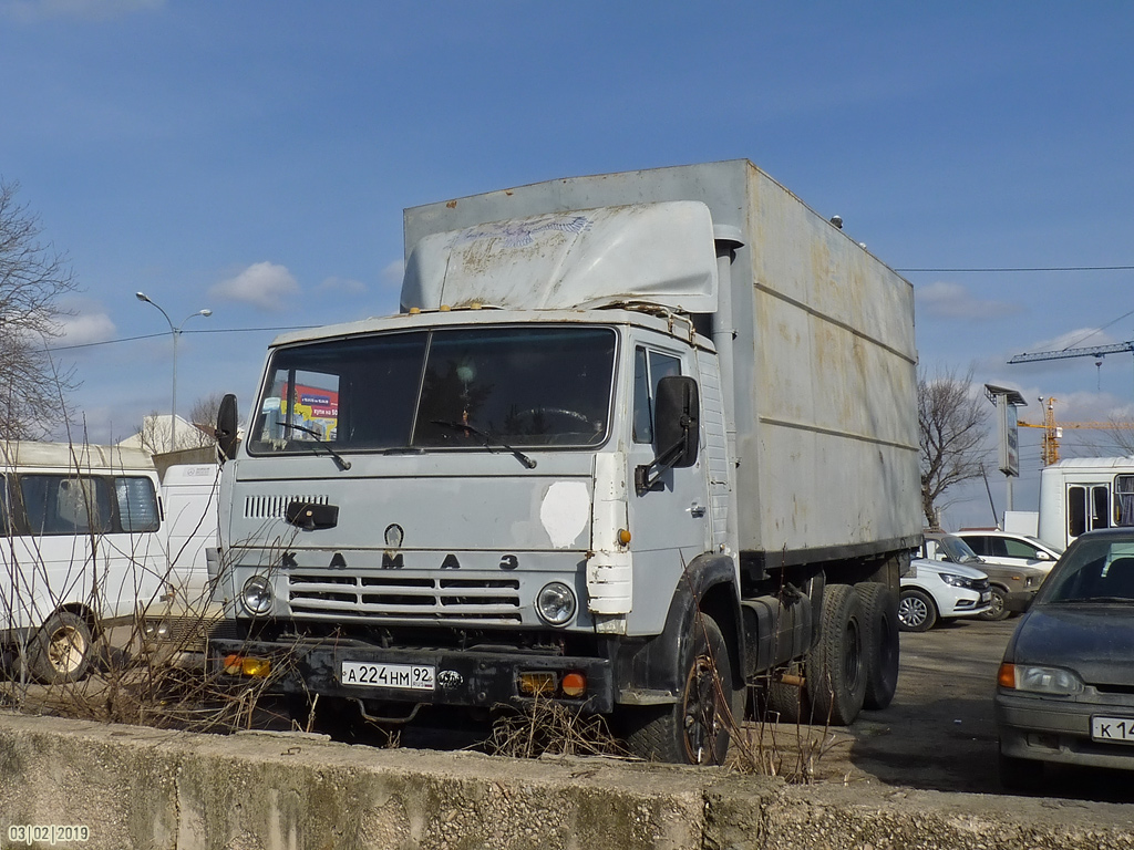 Севастополь, № А 224 НМ 92 — КамАЗ-5320