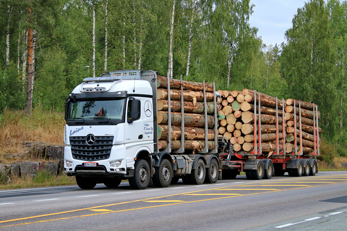 Финляндия, № ZMJ-235 — Mercedes-Benz Arocs (общ.м)