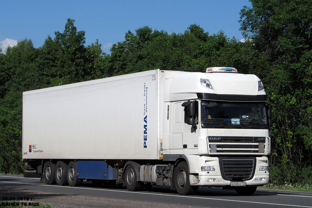 Краснодарский край, № А 248 НН 123 — DAF XF105 FT