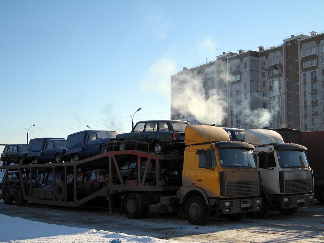 Новосибирская область, № М 141 ВХ 54 — МАЗ-543203