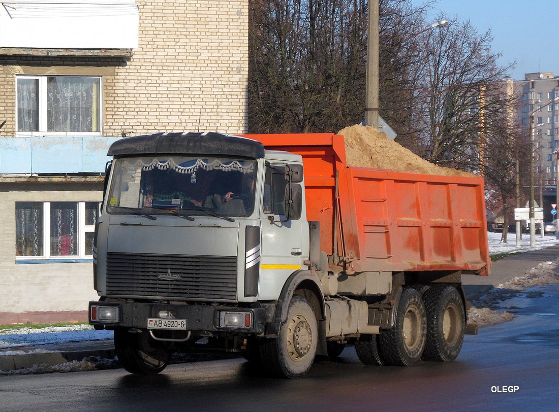 Могилёвская область, № АВ 4920-6 — МАЗ-5516 (общая модель)