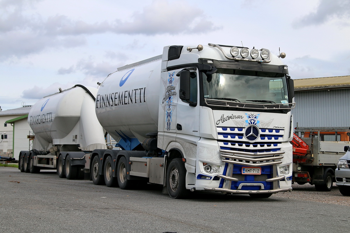 Финляндия, № KMT-712 — Mercedes-Benz Arocs (общ.м)