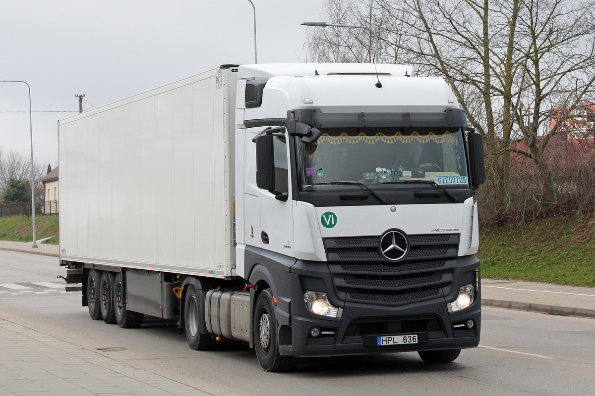 Литва, № HPL 636 — Mercedes-Benz Actros ('2011) 1845