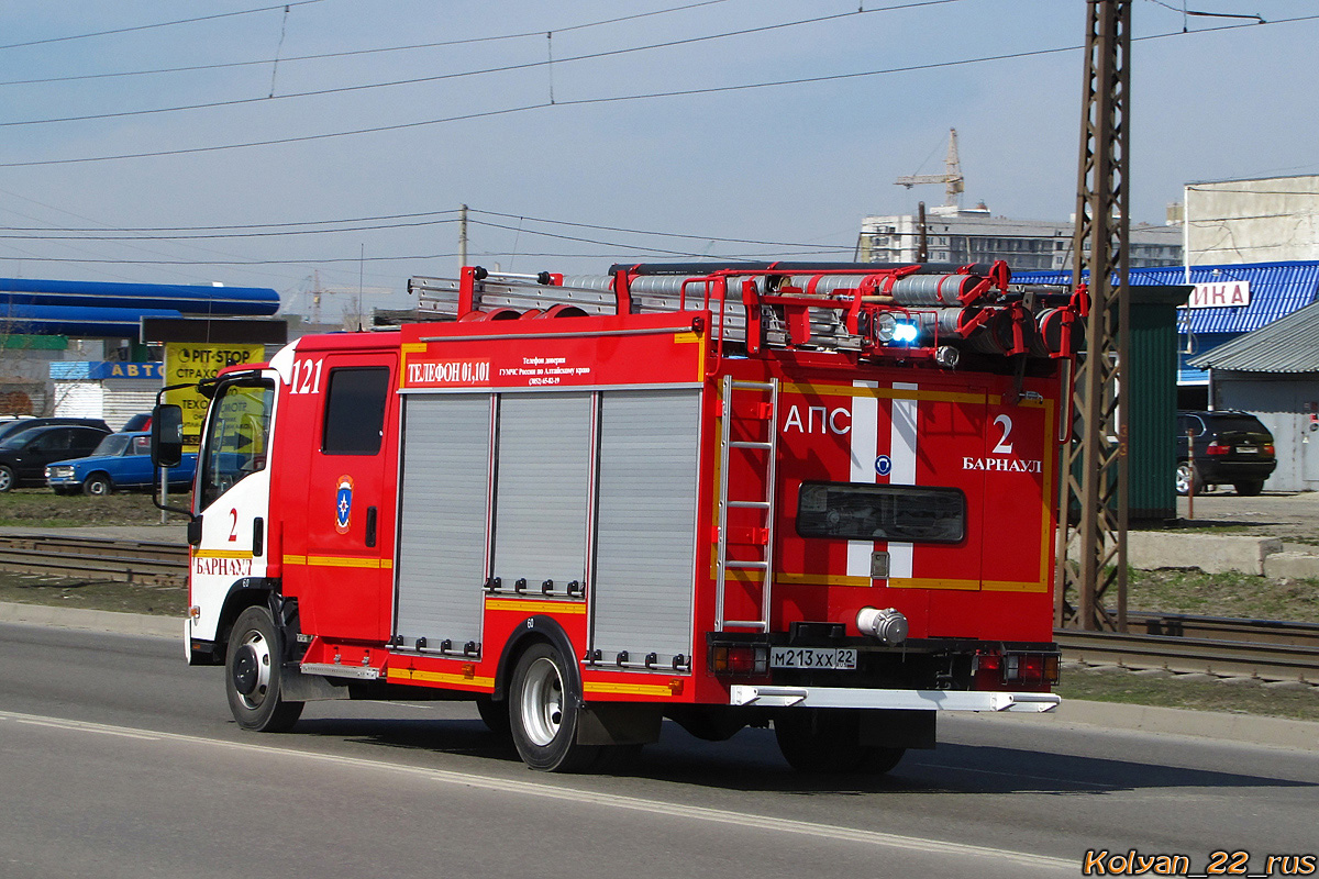 Алтайский край, № 121 — Isuzu NPR75 [Z7X]