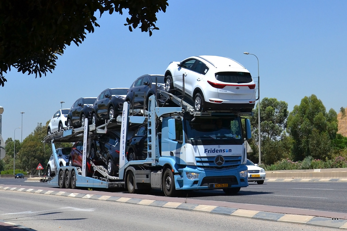 Израиль, № 92-214-33 — Mercedes-Benz Actros ('2011) 1840