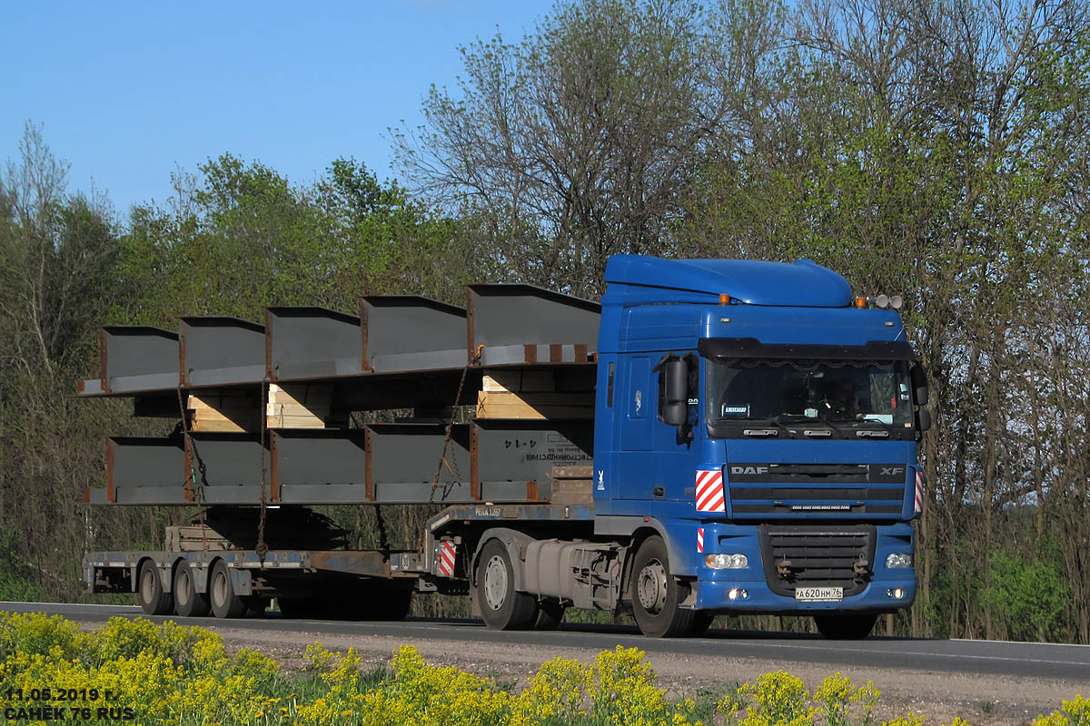 Ярославская область, № А 620 НМ 76 — DAF XF105 FT