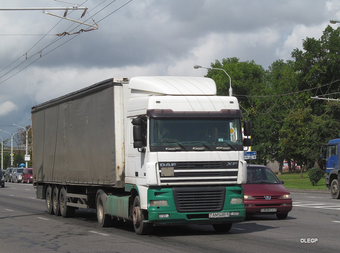 Минская область, № АМ 5485-5 — DAF XF95 FT